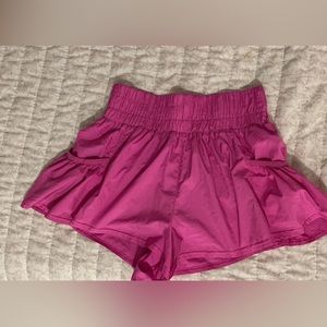 Free people pink athletic shorts
